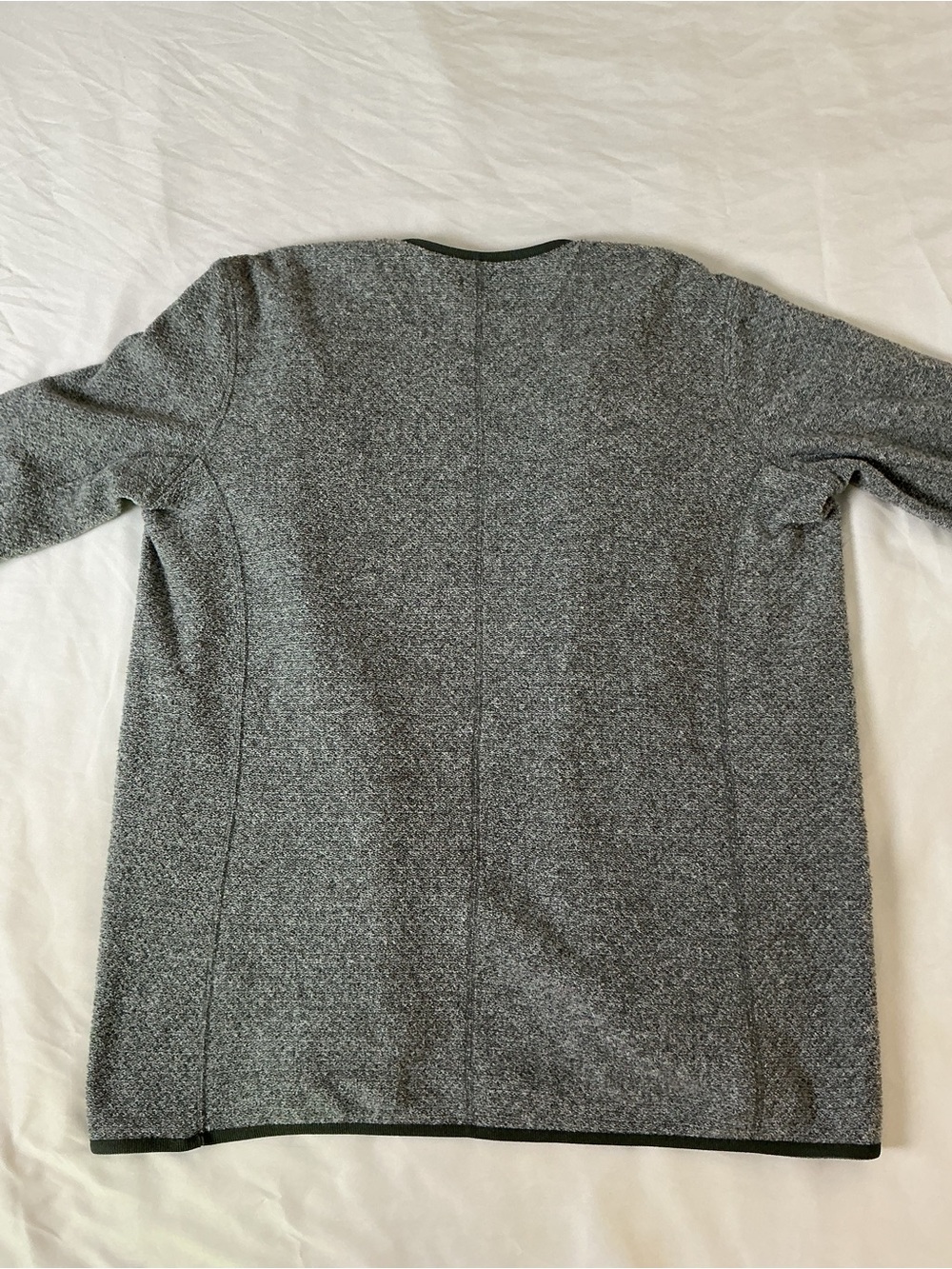 Vineyard Vines Gray Open Front Cardigan Size S | Soft Knit Layer - Picture 7 of 7